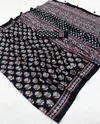 Shisha By Girnar Semi Modal With Mirror Work Saree